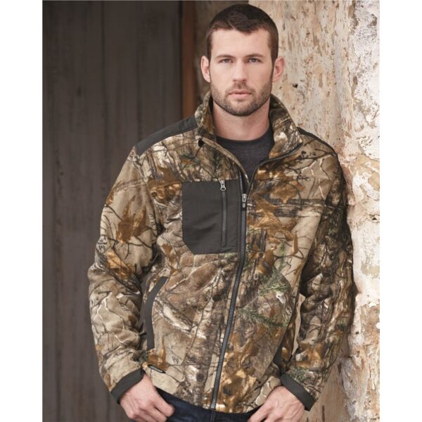Quest Microfleece Full-Zip Jacket with Polyester Panels Thumbnail