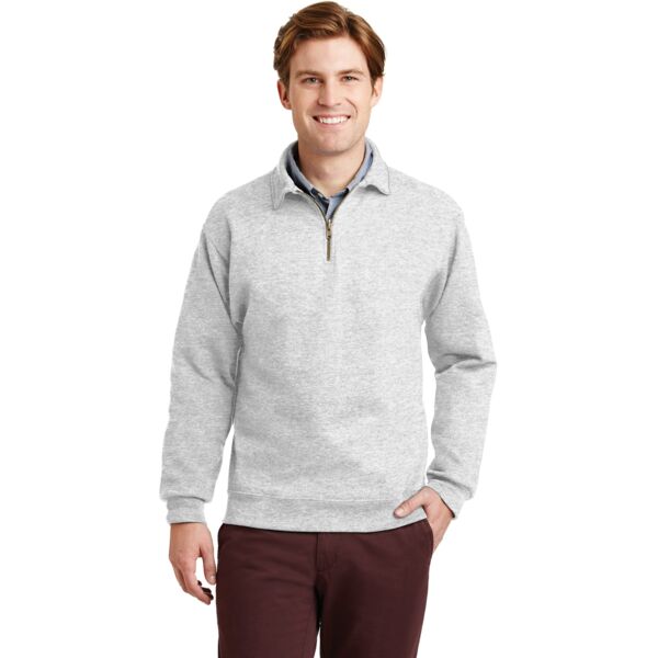 Super Sweats ® NuBlend ® 1/4 Zip Sweatshirt with Cadet Collar Thumbnail