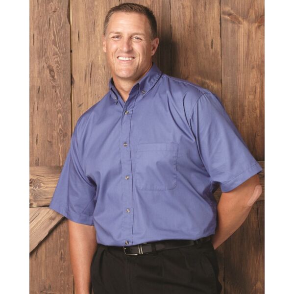 Short Sleeve Twill Shirt Tall Sizes Thumbnail