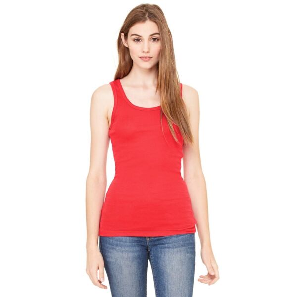 Women's Sheer Mini Rib Tank Thumbnail