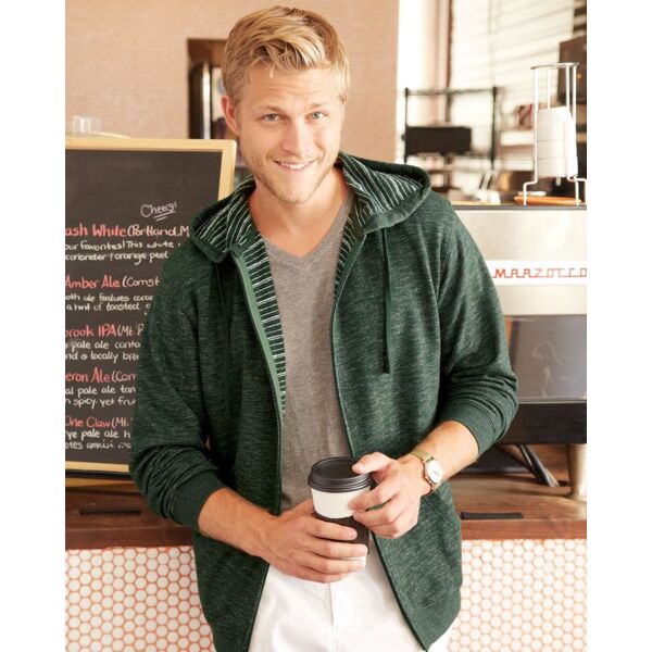 Baja Stripe French Terry Full-Zip Hooded Sweatshirt Thumbnail
