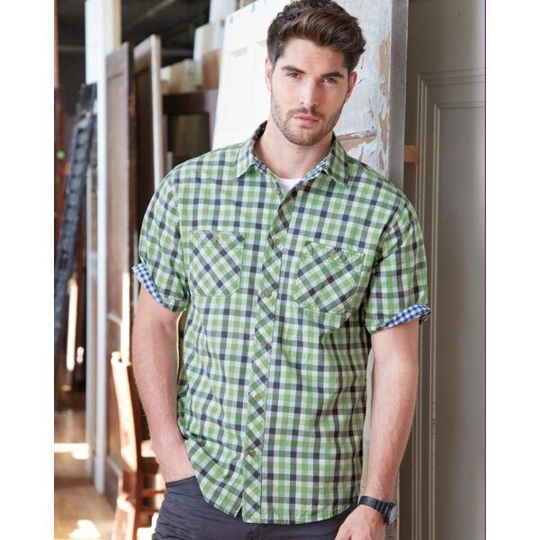 Vintage Plaid Short Sleeve Shirt Thumbnail