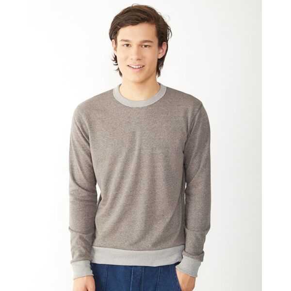 Eco Mock Twist French Terry Contrast Crew Thumbnail