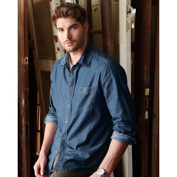 Vintage Denim Long Sleeve Shirt Thumbnail