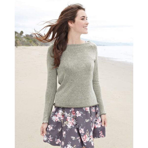 Women's Kaitlyn Gauze Knit Long Sleeve Pullover Thumbnail