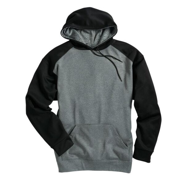 Pro Heather Colorblocked Hooded Sweatshirt Thumbnail