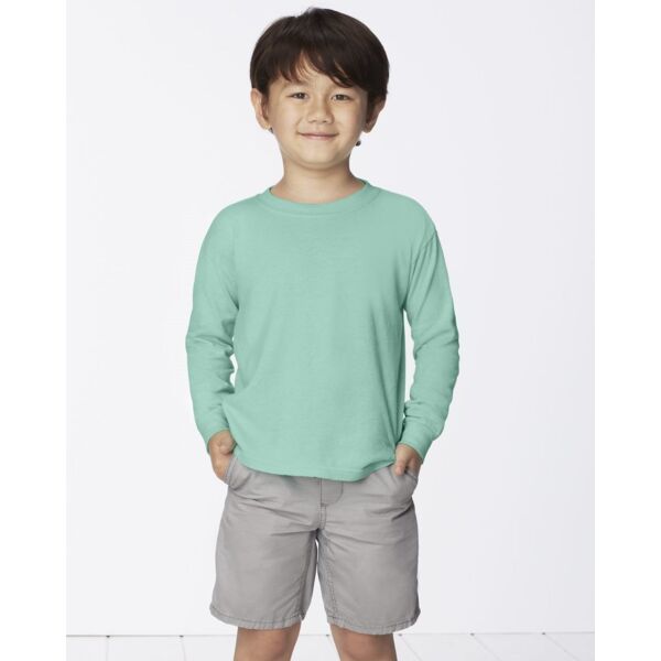 Garment-Dyed Youth Midweight Long Sleeve T-Shirt Thumbnail