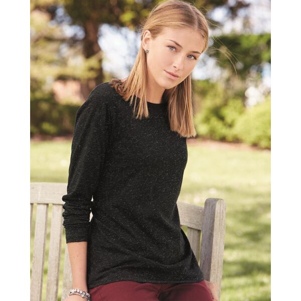 Women's Glitter Long Sleeve T-Shirt Thumbnail