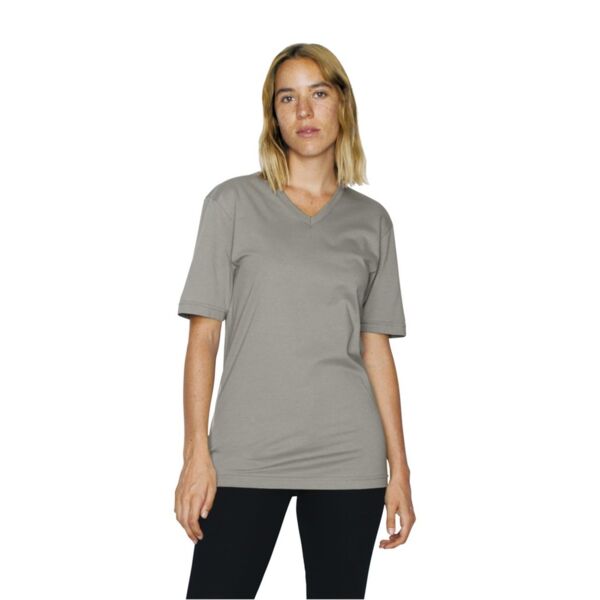 Unisex Organic Fine Jersey Classic V-Neck Tee Thumbnail