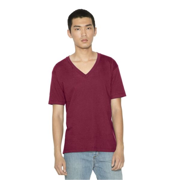 USA-Made Fine Jersey V-Neck Tee Thumbnail