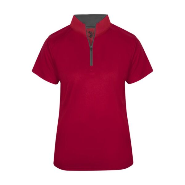 Women's B-Core Quarter-Zip T-Shirt Thumbnail
