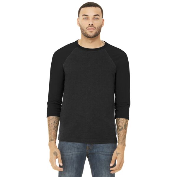 Unisex 3/4 Sleeve Baseball Tee Thumbnail