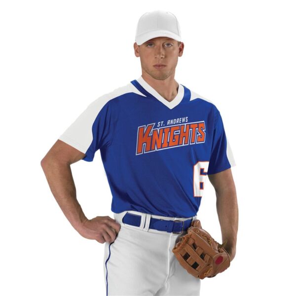 Youth V-Neck Baseball Jersey Thumbnail