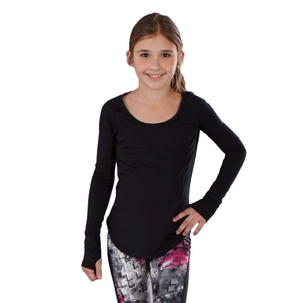 Girls Long Sleeve Active Top Thumbnail