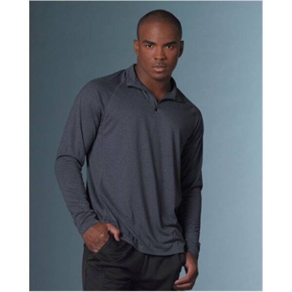 Heather Athletic Long Sleeve Quarter Zip Thumbnail