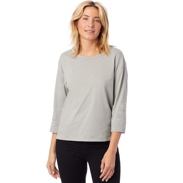 Organic 3/4 Sleeve Boxy Tee Thumbnail