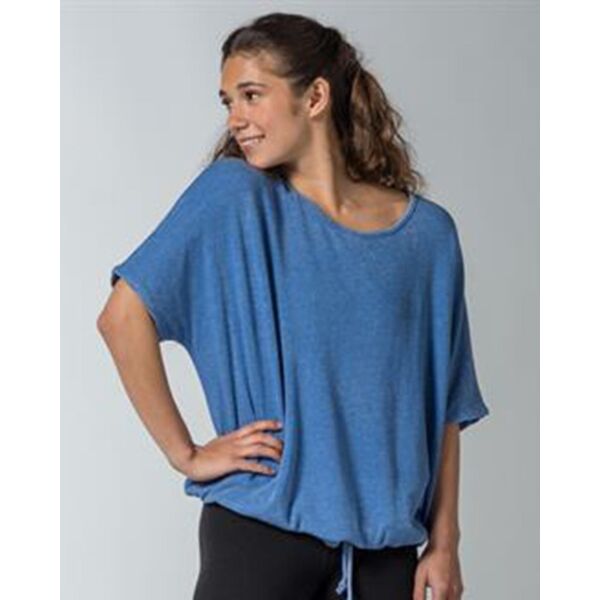 Angel Terry Slouch Tie Up Tee Thumbnail